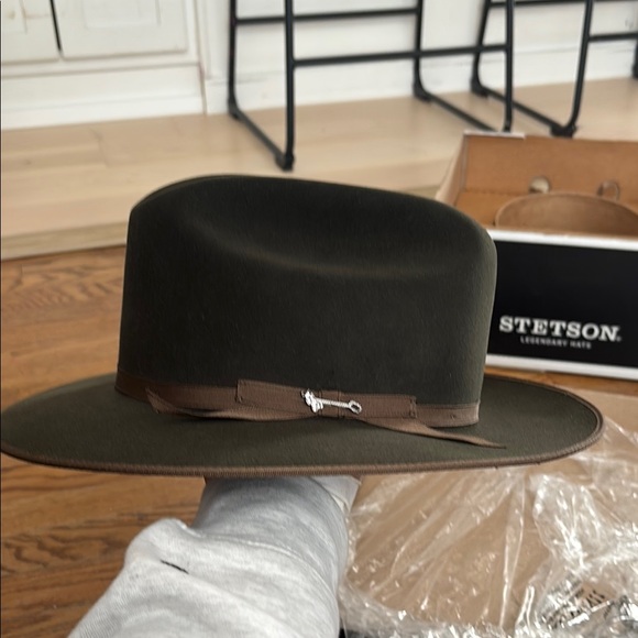 Stetson Brown Wide Brim Hat - Picture 2 of 3